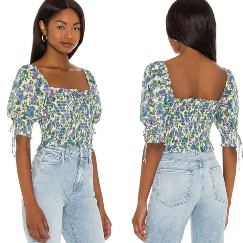 For Love And Lemons Bridget Crop Top